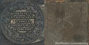 R5815 Unique Matrice Consultat Poste Napoléon Bonaparte Cambacérès Lebrun 39/128
