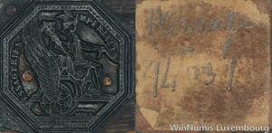 R5816 Unique Matrice Napoléon Hermès Poste Messagerie Impériale 1809 SUP 40/128