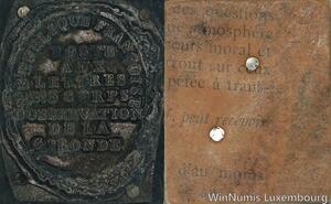 R5820 Unique Matrice Napoléon Poste Lettres Corps Observation Gironde SUP 44/128