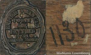 R5823 Unique Matrice Napoléon Poste Empire Lettres N°22 Grande Armée SUP 47/128