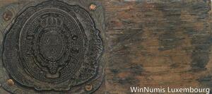 R5824 Unique Matrice Louis XVI Poste Chevaux Nancy Trois Lys Couronné SUP 48/128