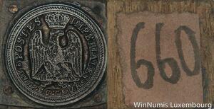 R5850 Unique Matrice Napoléon I Postes Impériales Inspecteur Aigle SUP 74/128