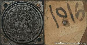 R5855 Unique Matrice Napoléon I Poste Ligne Télégraphiques Aigle SUP 79/128