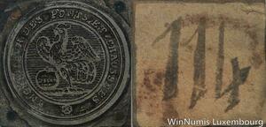 R5865 Unique Matrice Napoléon Poste Ingénieur Ponts et Chaussées Coq SUP 89/128