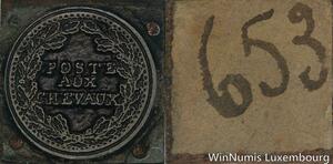 R5869 Unique Matrice Napoléon  Poste aux Chevaux Couronne de Laurier SUP 93/128