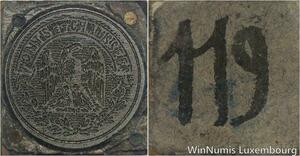 R5870 Unique Matrice Napoléon I Poste Ponts et Chaussées Aigle SUP 94/128