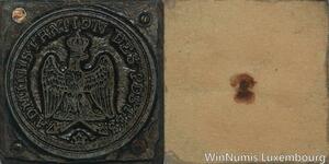 R5871 Unique Matrice Napoléon I Administration Postes Aigle Couronné SUP 95/128