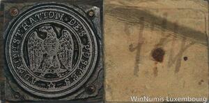 R5872 Unique Matrice Napoléon I Administration des Postes Aigle SUP 96/128