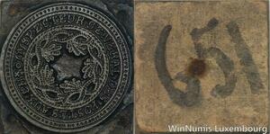 R5876 Unique Matrice Napoléon I Inspecteur Général Postes Chevaux SUP 100/128