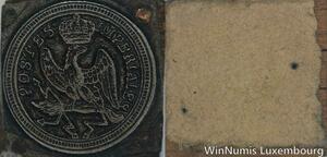 R5888 Unique Matrice Napoléon I Poste Impériales  Aigle Couronnée SUP 112/128