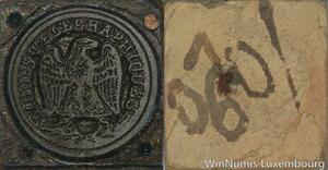 R5889 Unique Matrice Napoléon I Poste Lignes Télégraphiques Aigle SUP 113/128