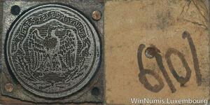 R5891 Unique Matrice Napoléon I Poste Lignes Télégraphiques Aigle SUP 115/128