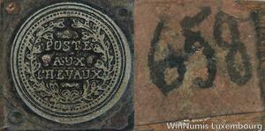 R5902 Unique Matrice Louis XVI Poste Chevaux Couronne de Laurier SUP 126/128