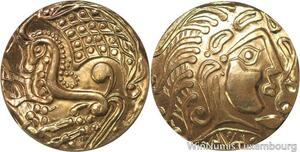 R5909 Rare Gauloise Statère Or Gold Parisi Paris -50 BC Monnaie Paris PCGS MS67