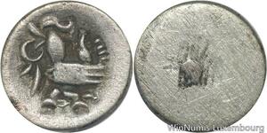 R5926 Rare Cambodia 2 Pe 1/2 Fuang Norodom I ND 1847 Rooster Silver >M offer