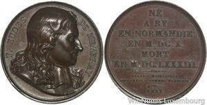R5975 Médaille Eudes De Mezeray Historien Normandie 1817 Caunois SUP AU