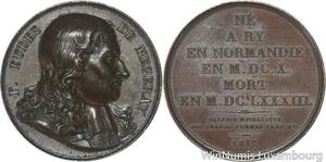 R5978 Médaille Eudes De Mezeray Historien Normandie 1817 Caunois SUP AU