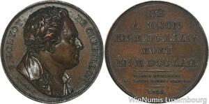 R5981 Médaille Prosper Joliot de Crébillon Auteur Dramatique 1818 SUP AU