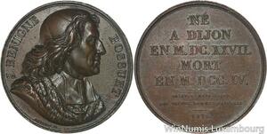 R5986 Médaille Benigne Bossuet Bishop Theologian Dijon 1816 Gayrard SUP AU