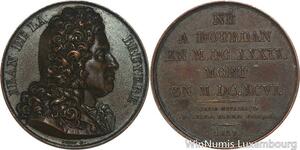 R5989 Médaille Jean de la Bruyere French philosopher Moralist Satire 1819 SUP AU