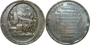 AA546 France Constitution 5 Sols Monneron serment An IV 1792 Birmingham