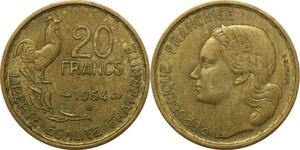 CC015 Rare 20 Francs George Guiraud 1954 B Beaumont le Roger --> F offre