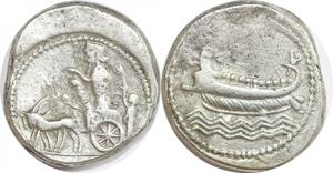 EE0167 Greek Phoenicia Sidon Dishekel Mazaios Mazday Eber Nari 353-333 BC 