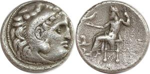EE0193 Greek Thrace Lysimachos Drachm Heracles Zeus 323-281 BC Cardia Silver