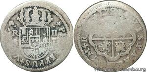 R6011 Spain 2 Reales Philippe V 1721 Sevilla SJ Silver -> Make offer