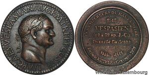 R6025 Roman Empire Medal Emperor Sesterce Vespasien 69 79 UNC FDC -> Make offer