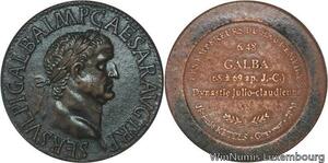 R6044 Roman Empire Medal Emperor Sesterce Galba 68 69 UNC FDC -> Make offer