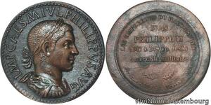 R6046 Roman Empire Medal Emperor Sesterce Philippe II 247 249 UNC FDC -> M Offer