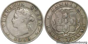 R6079 Jamaica Half Penny Victoria 1899 -> Make offer