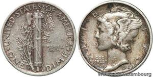 R6106 United States One Dime Mercury 1945 S San Francisco Silver -> Make offer