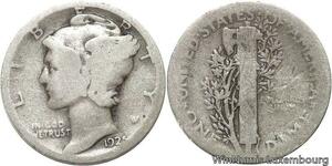 R6113 United States One Dime Mercury 1925 Silver -> Make offer