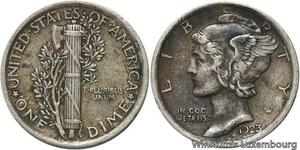 R6129 United States One Dime Mercury 1923 Silver -> Make offer