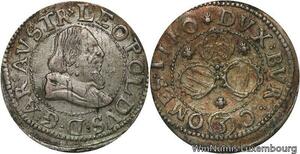 R6200 Rare Austria 3 Kreuzer Leopold V 1619 1625 ND Hall Silver -> Make offer