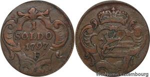 R6214 Italy Italian States Gorizia 1 Soldo Leopoldo II 1797 F -> Make offer