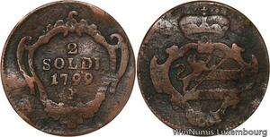 R6217 Italy Italian States Gorizia 2 Soldi Francesco Franz II 1799 F --> M offer