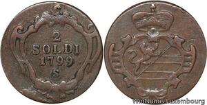 R6219 Italy Italian States Gorizia 2 Soldi Francesco Franz II 1799 S --> M offer