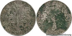 R6241 Guadeloupe French Colonie Bon 1 Franc 1903 -> Make offer
