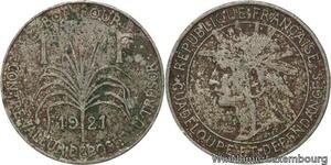 R6242 Guadeloupe French Colonie Bon 1 Franc 1903 -> Make offer