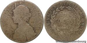 R6264 Martinique French Colonie Bon 50 Centimes 1897 -> Make offer
