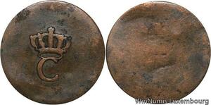 R6272 Rare USA America French Colonies Sol tampé Louis XVI C 1779 1793 AU