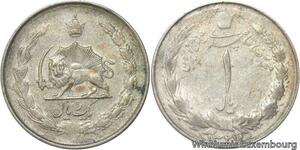 R6322 Iran 1 Rial Muhammad Reza Pahlavi AH 1327 1948 -> Make offer