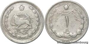 R6324 Iran 1 Rial Muhammad Reza Pahlavi AH 1348 1969 -> Make offer