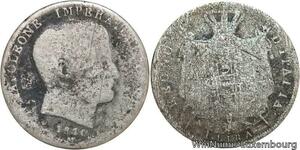 R6354 Italy Lira Napoléon Bonaparte 1810 M Milan Silver -> Make offer