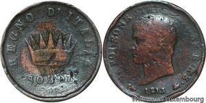 R6359 Italy Italian States Kingdom Soldo Napoléon Bonaparte 1813 M Milan ->Offer