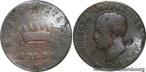 R6360 Italy Italian States Kingdom Soldo Napoléon Bonaparte 1809 M Milan ->Offer