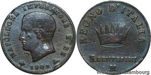 R6367 Italy Kingdom 3 Centesimi Napoléon Bonaparte 1809 M Milan -> Make offer